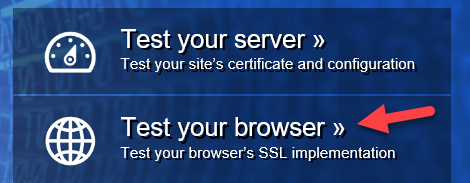 Test your Browser's SSL implementation