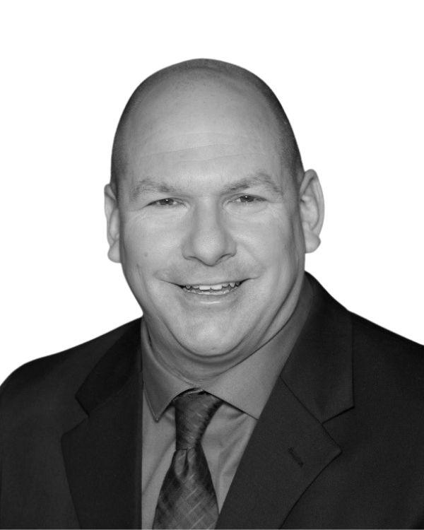 Black and white headshot of mortgage loan officer Paul Ames